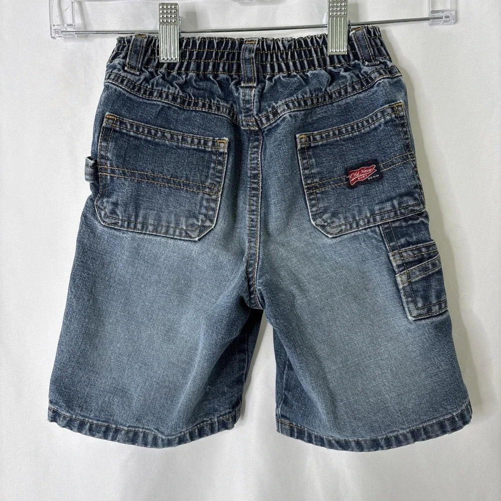 Vintage Old Navy Baby Denim Boys Shorts Size 5T Blue Jeans‎ READ